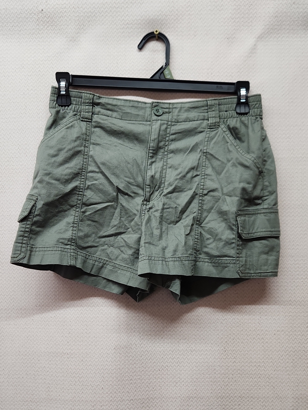 Hollister Olive Green Cargo Shorts for Women